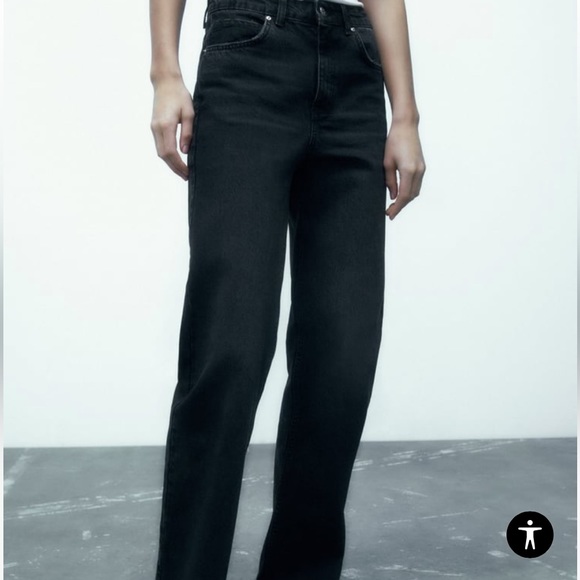 Zara black jeans, size 6. Never worn - Picture 2 of 5